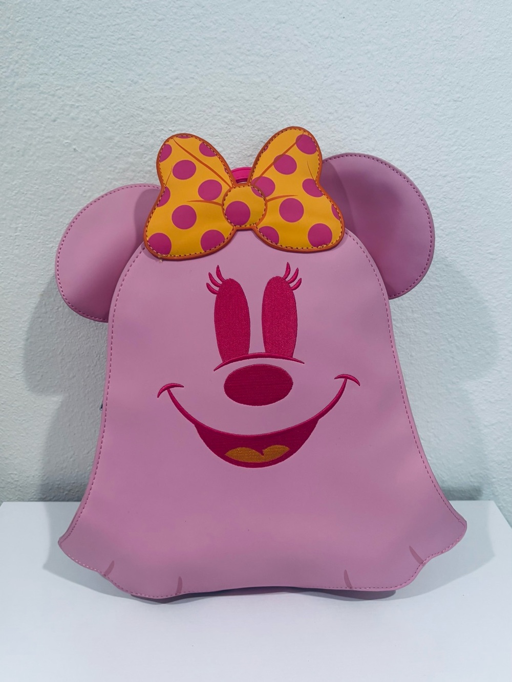 Loungefly Disney Pastel Ghost Minnie Glow in the Dark Mini Backpack